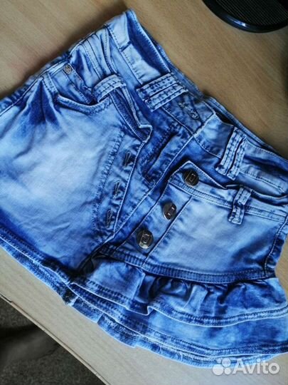 Юбка джинсовая