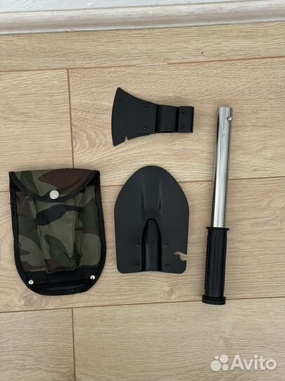 Набор туристический (лопата, топорище, пила, нож)