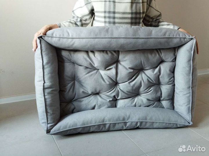 Лежанка для собаки и кошки + игрушка в подарок