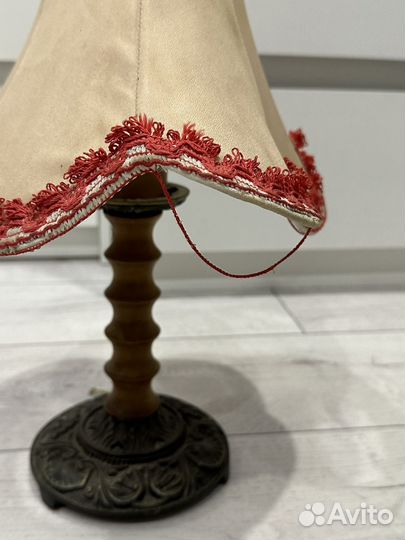 Прикроватная лампа с абажуром СССР