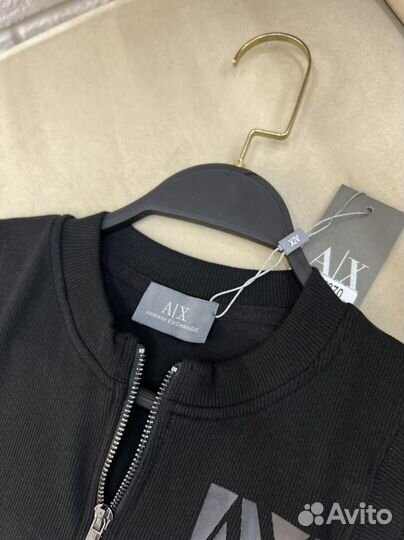 Armani exchange майка черная