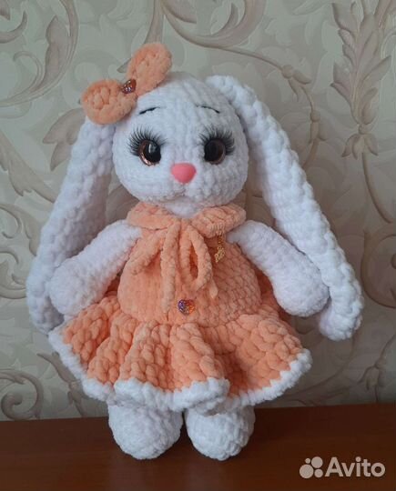 Вязаный зайка