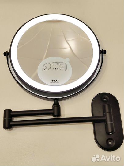 Настенное зеркало для макияжа с LED подсветкой