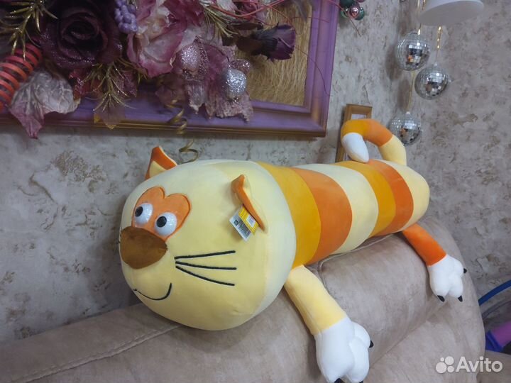 Кот- мягкая игрушка обнимашка