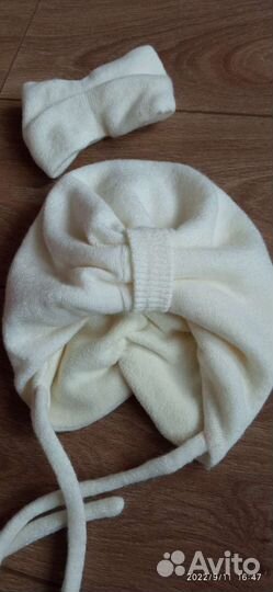 Зимняя шапочка для девочки