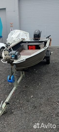 2024г. Лодка 3.9м+4-х Такт.Лодочный Мотор+прицеп