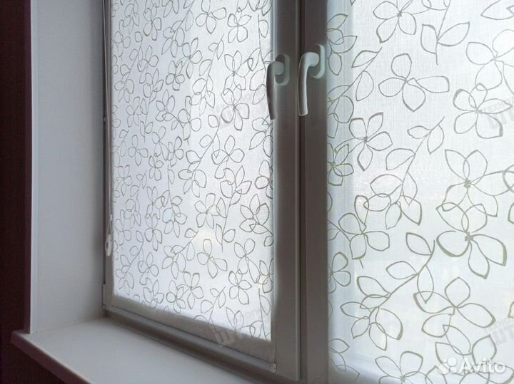 Рулонные шторы зебра в коробе H0393