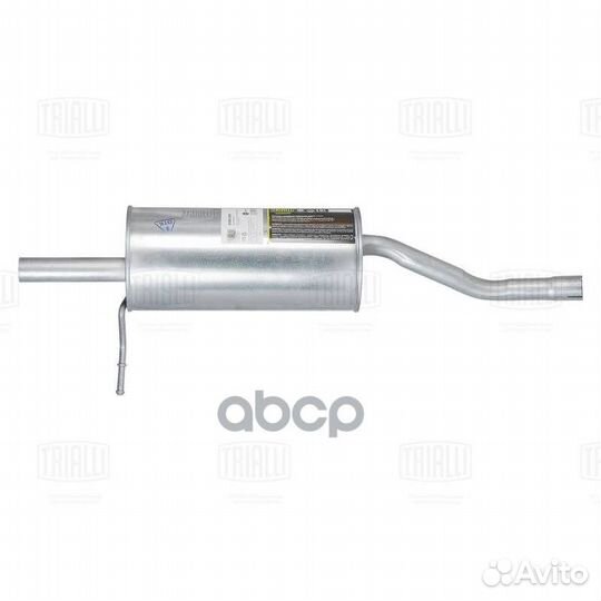 Глушитель Renault Sandero (07) осн. (алюм. ста