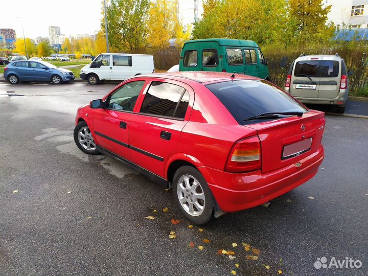 Opel Astra 1.6 МТ, 1999, 207 000 км