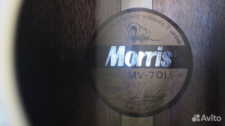 Акустическая гитара Morris MV-701 Япония 1981 г