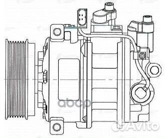 Компрессор кондиционера VAG touareg/Q7 02- 3.6