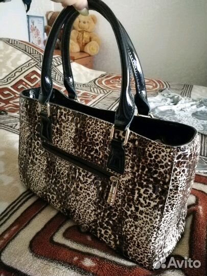 Новая сумка нат. кожа, нат. лак