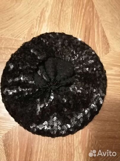 Берет пайетки