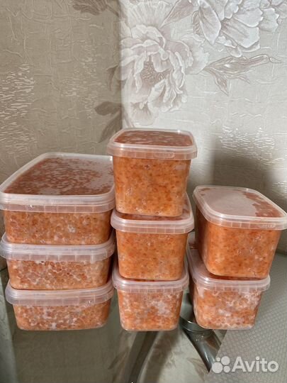 Красная икра кеты