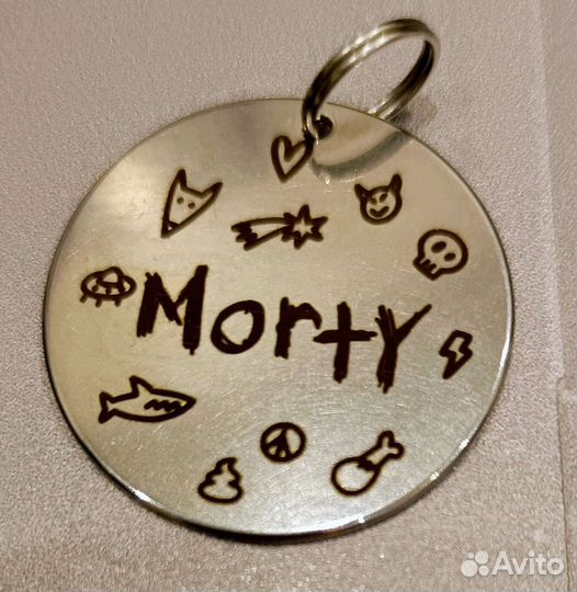 Жетон адресник для животных