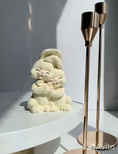 Мишка топперы фигурки для торта молды зайка one