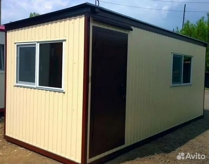 Бытовка бк-11, размером 8х2,4м - (двп)