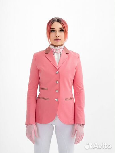 Редингот розовый
