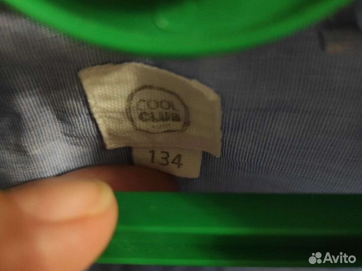 Школьная рубашка короткий/длинный рукав