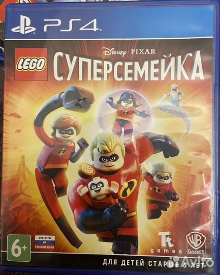 Игровой диск ps4 Супер Семейка lego