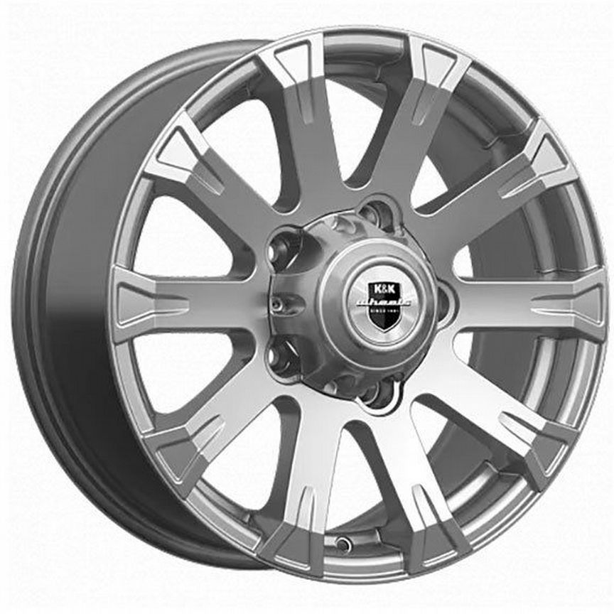 Диски K&K Байкал 7x16 5x139.7 ET35 D98 Дарк платинум