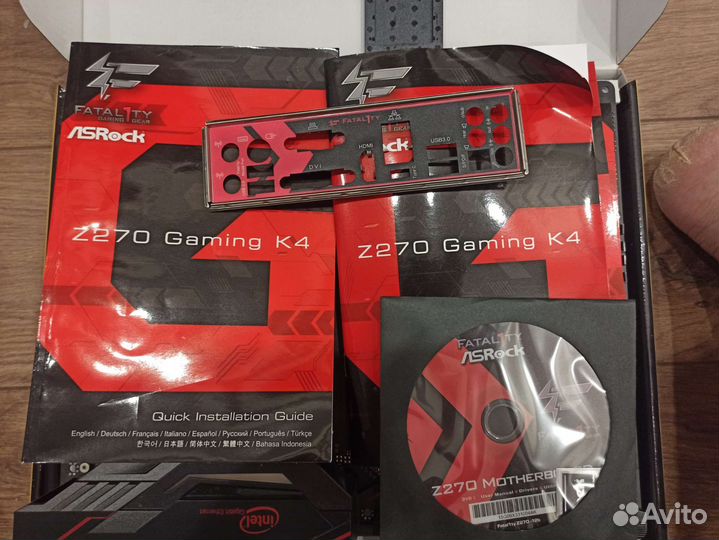 Материнская плата Asrock z270 Gaming K4 lga 1151