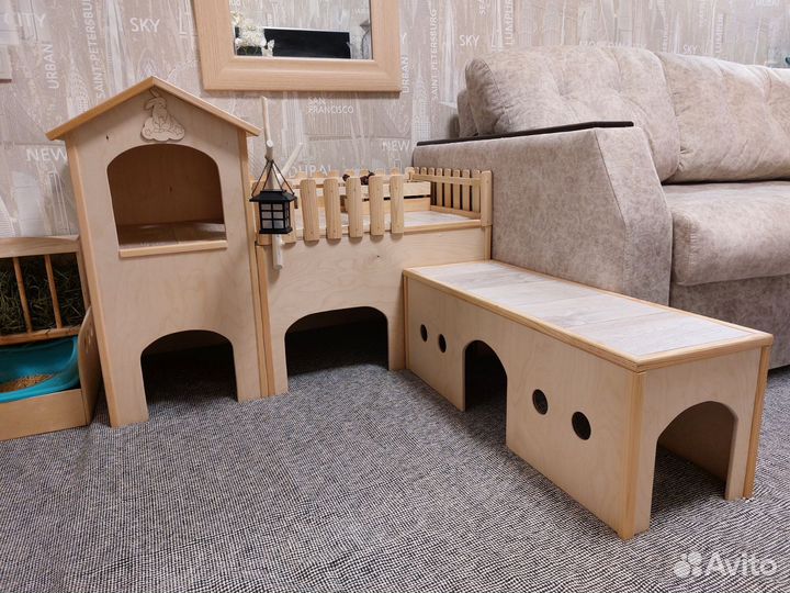 Домик для декоративного кролика, кошки, собаки