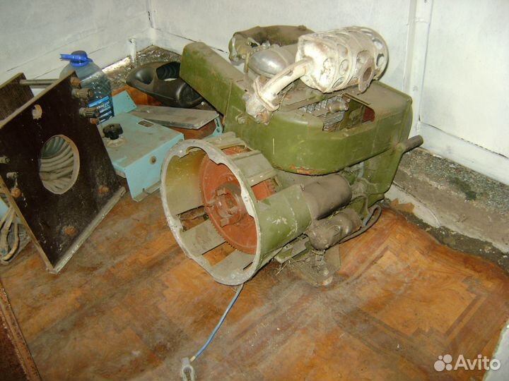 Двигатель Уд 25 с генератором 4 квт
