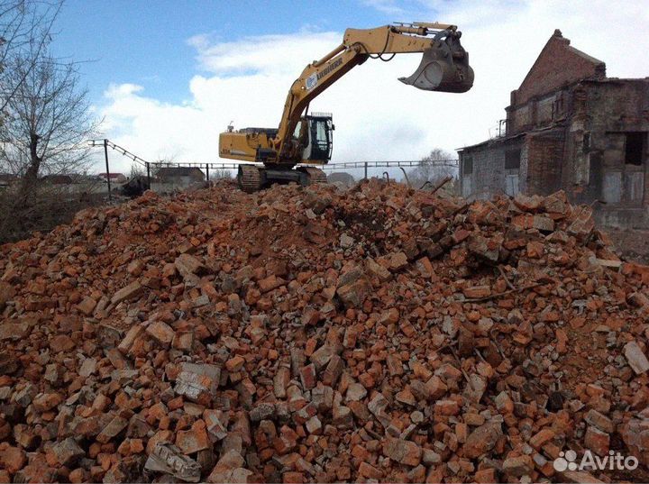 Дробленый кирпич бой кирпича