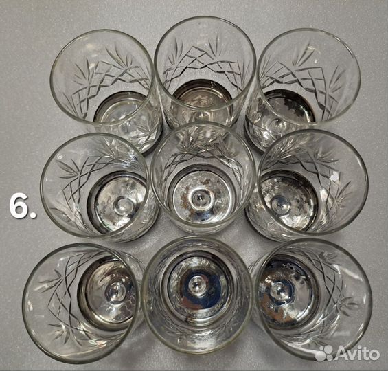 Стаканы рюмки стопки стекло СССР