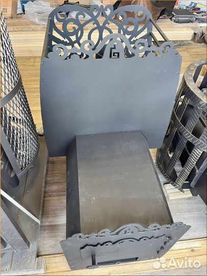 Печь из трубы 8мм Горизонтальная-426