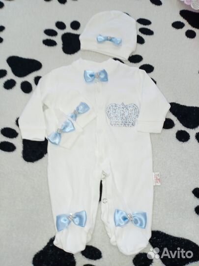 Конверт на выписку + кокон+ костюмчик осень-весна