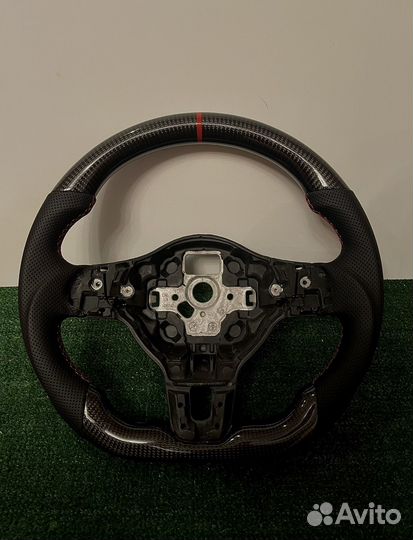 Руль carbon карбон golf 6 gti Tiguan R Line pq35