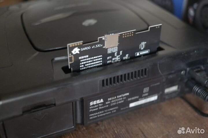 Sega Saturn полный комплект + flash картридж