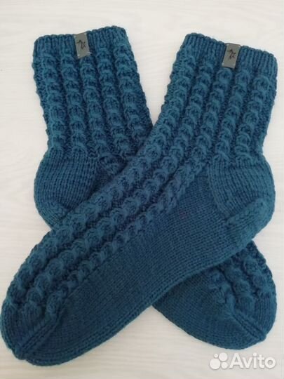 Носки из мериносовой и собачьей шерсти