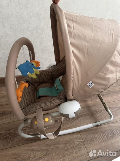 Шезлонг для новорожденных babyton beige