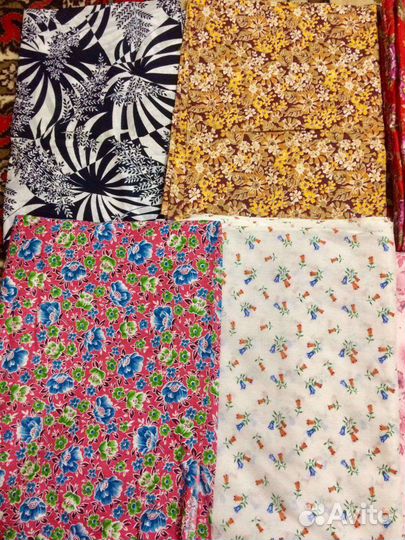 Ткани, детские постельное и конверты СССР