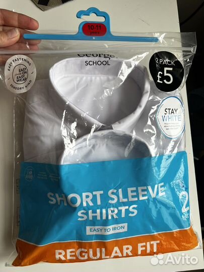 Рубашка длиный и короткий рукав размер 140-146