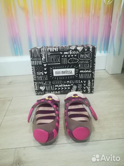 Туфли Mini melissa Чеширский кот