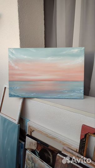 Море маслом, интерьерная картина