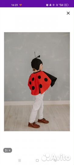 Карнавальный костюм божья коровка