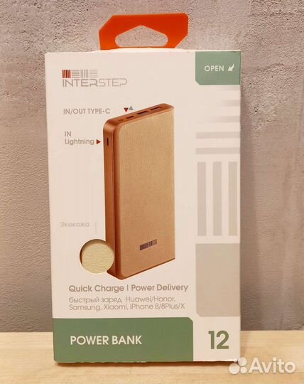 Внешний аккумулятор interstep PB1218PD