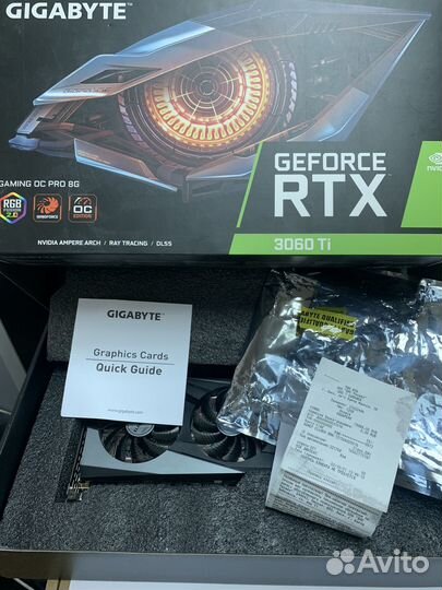 Чек днс Видеокарта gigabyte GeForce RTX 3060Ti 8GB