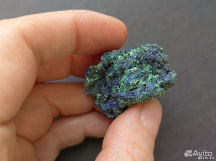 Малахит с азуритом - Россия
