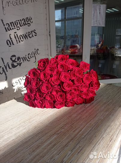 Цветы розы букет любимой