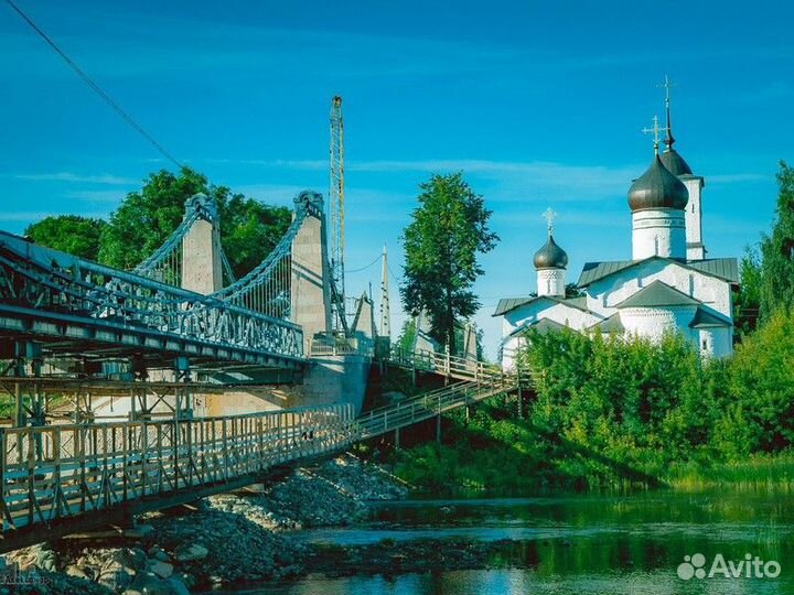 Экскурсия — Псков — Пушкинские горы и цепные мосты