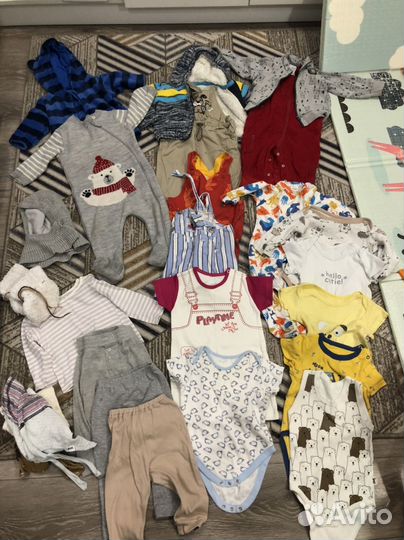 Вещи для мальчика пакетом 68-74