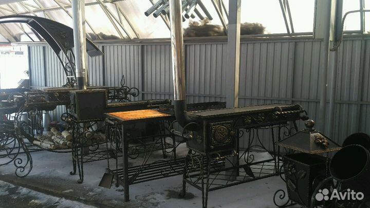 Мангал, печи для бани