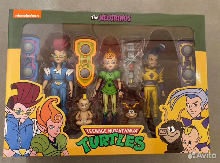 Черепашки Ниндзя Neca tmnt The Neutrinos Нейтрино