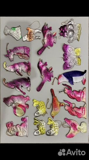 Елочные игрушки СССР